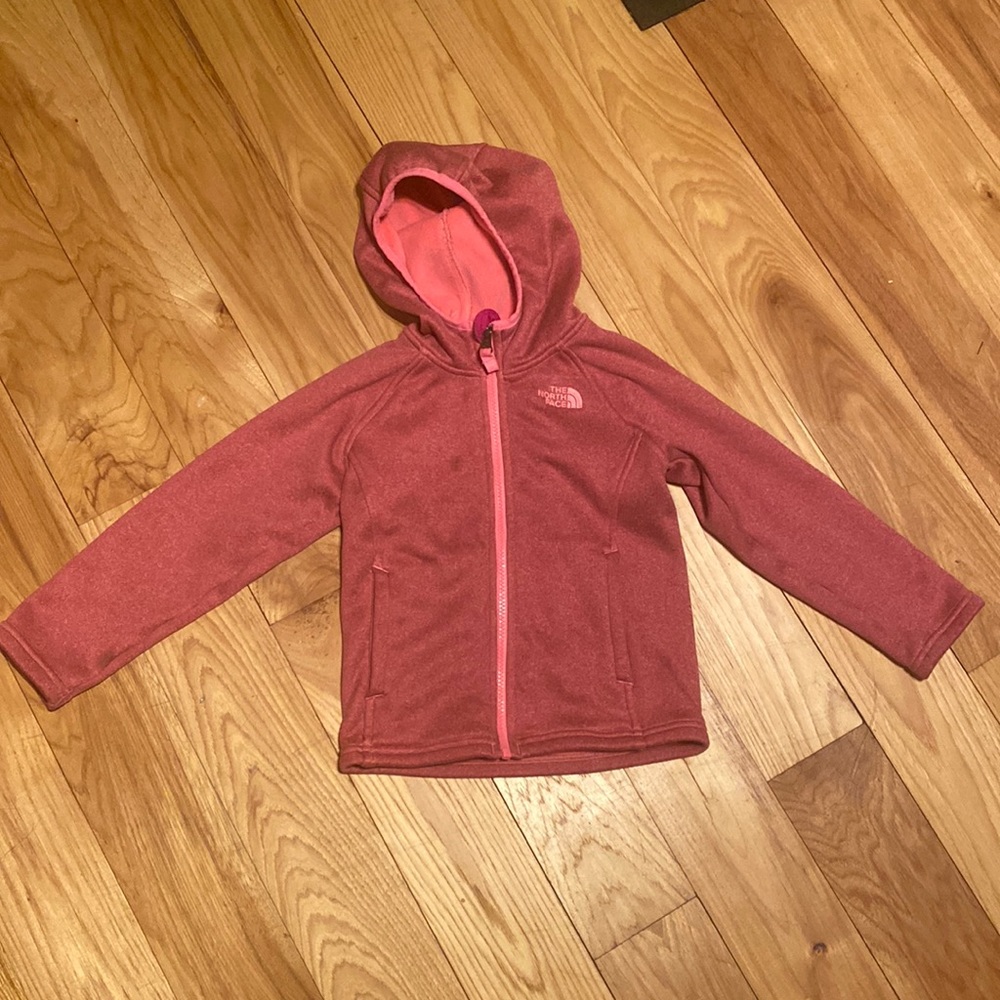 Girls north face fleece jacket